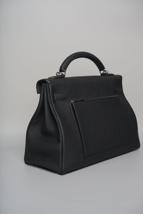 Hermes Maxi Kelly 42 in Black Togo Phw (Brand New)