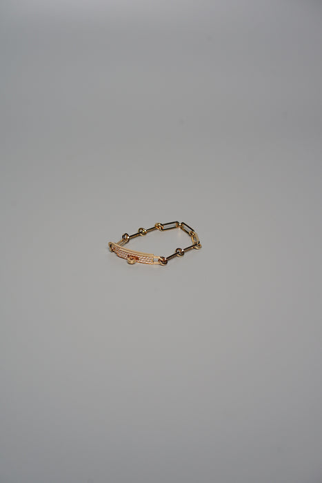 Hermes Kelly Chaine Bracelet, Small Model in Yellow Gold Size SH (Brand New)