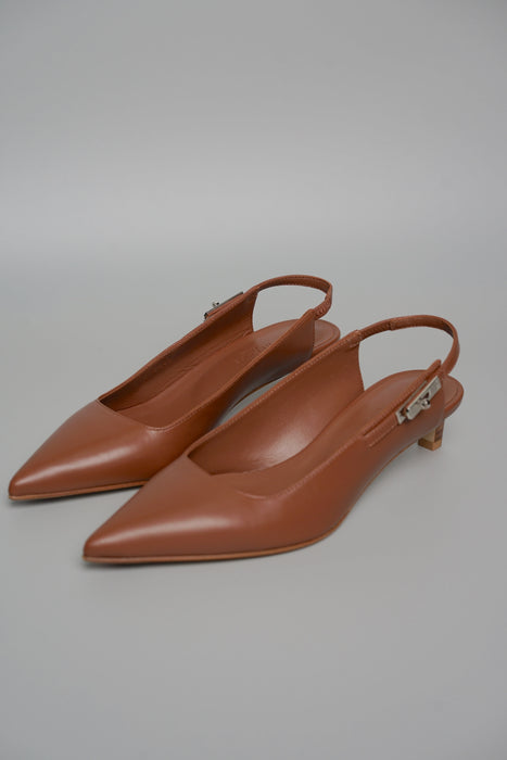 Hermes Lover 80 Pump in Gold Size 37 (Brand New)