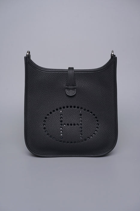 Hermes Evelyne 23 in Noir Phw (Brand New)
