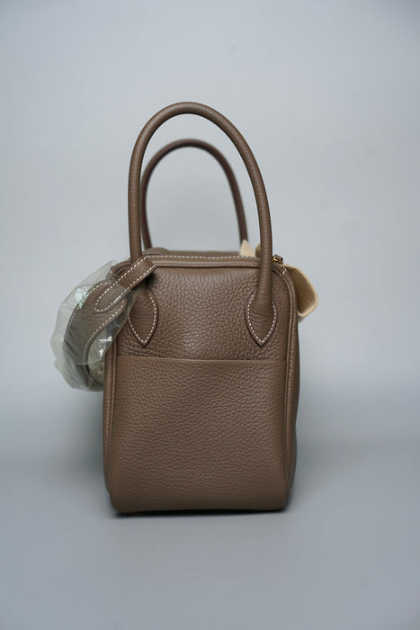 Hermes Lindy 26 in Etoupe Ghw (Brand New)