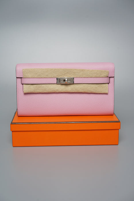 Hermes Kelly To Go in Mauve Sylvestre Phw (Brand New)