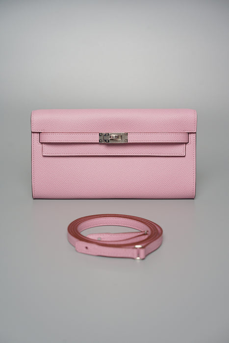 Hermes Kelly To Go in Mauve Sylvestre Phw (Brand New)