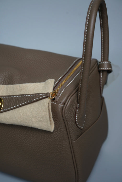 Hermes Lindy 26 in Etoupe Ghw (Brand New)