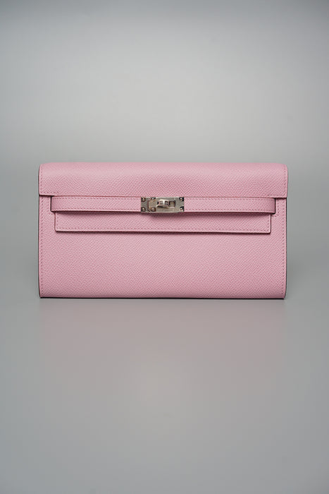 Hermes Kelly To Go in Mauve Sylvestre Phw (Brand New)