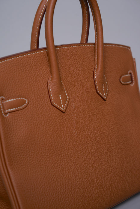 Hermes Birkin 25 in Gold Togo Ghw