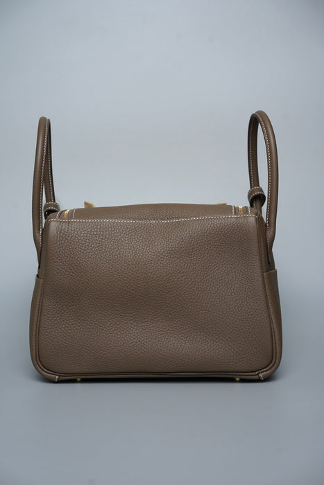 Hermes Lindy 26 in Etoupe Ghw (Brand New)