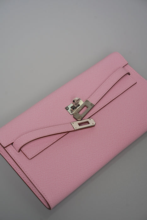 Hermes Kelly To Go in Mauve Sylvestre Phw (Brand New)