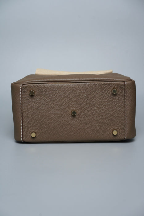 Hermes Lindy 26 in Etoupe Ghw (Brand New)