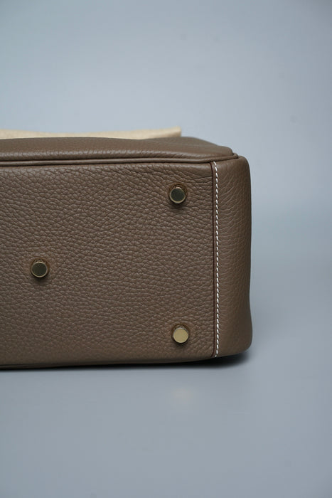 Hermes Lindy 26 in Etoupe Ghw (Brand New)