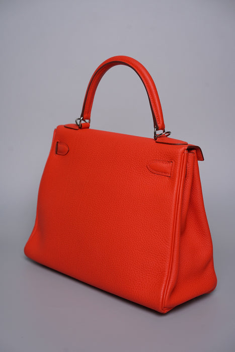 Hermes Kelly 28 in Capucine Togo Phw