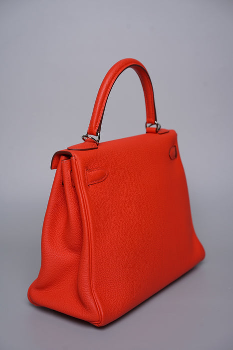 Hermes Kelly 28 in Capucine Togo Phw