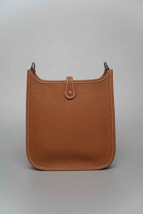 Hermes Mini Evelyne Short in Gold Phw (Brand New)