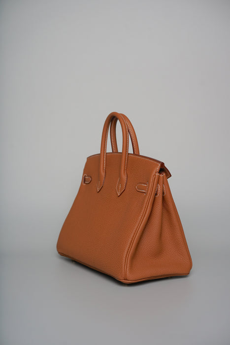 Hermes Birkin 25 in Gold Togo Ghw (Brand New)
