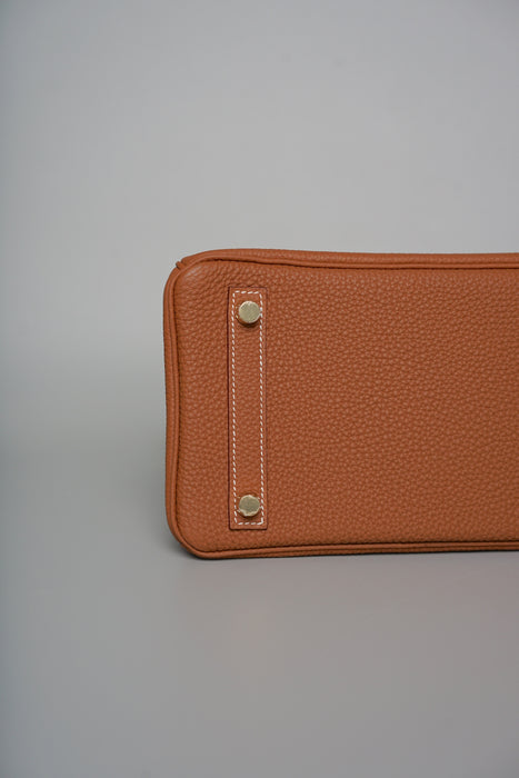 Hermes Birkin 25 in Gold Togo Ghw (Brand New)