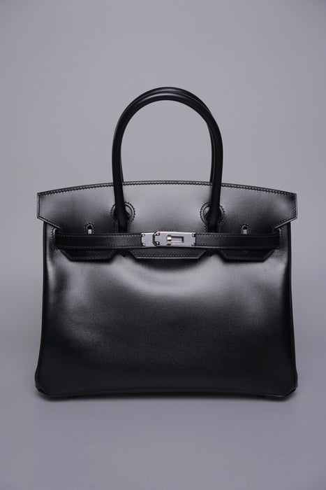 Hermes Birkin 30 in Noir Box Phw (Brand New)