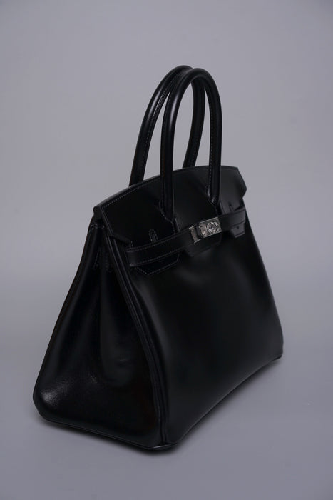 Hermes Birkin 30 in Noir Box Phw (Brand New)