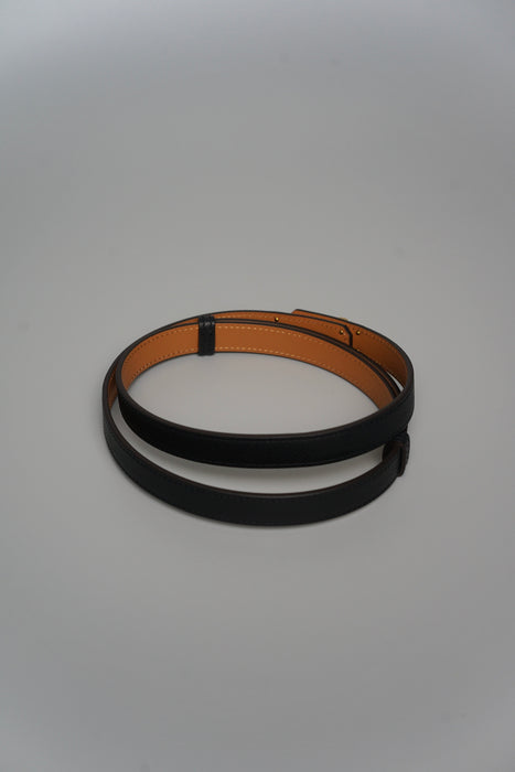 Hermes Kelly 18 Belt in Noir Ghw (Brand New)