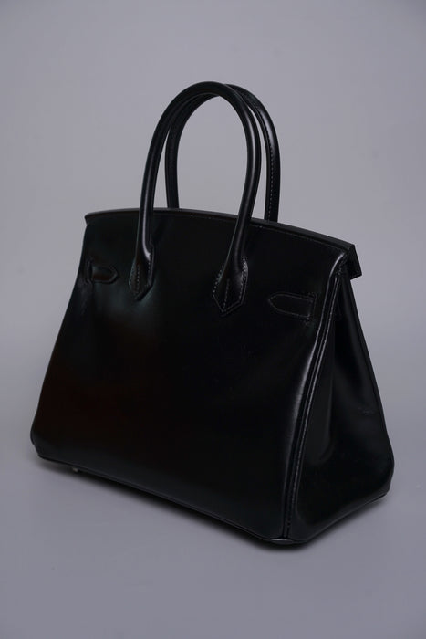 Hermes Birkin 30 in Noir Box Phw (Brand New)