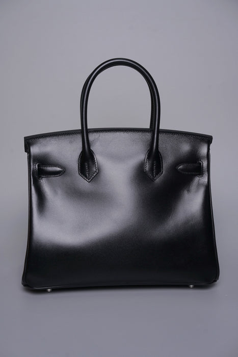 Hermes Birkin 30 in Noir Box Phw (Brand New)