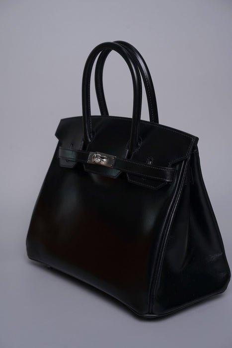 Hermes Birkin 30 in Noir Box Phw (Brand New)