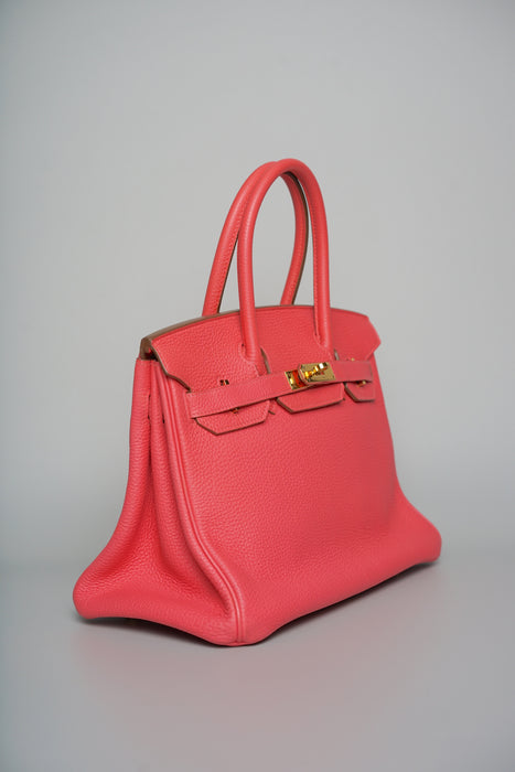 Hermes Birkin 30 in Rose Lipstick Togo Ghw
