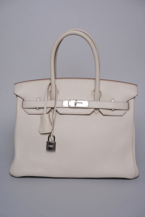 Hermes Birkin 30 in Beton Phw (Brand New)