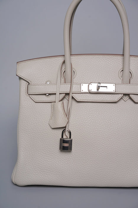 Hermes Birkin 30 in Beton Phw (Brand New)
