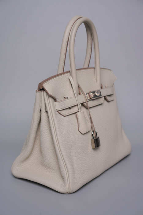 Hermes Birkin 30 in Beton Phw (Brand New)