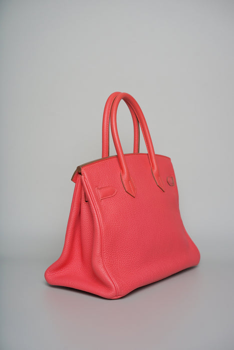 Hermes Birkin 30 in Rose Lipstick Togo Ghw
