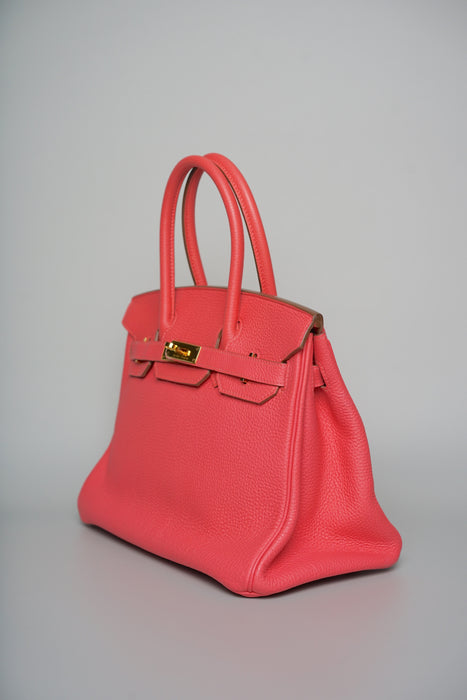 Hermes Birkin 30 in Rose Lipstick Togo Ghw
