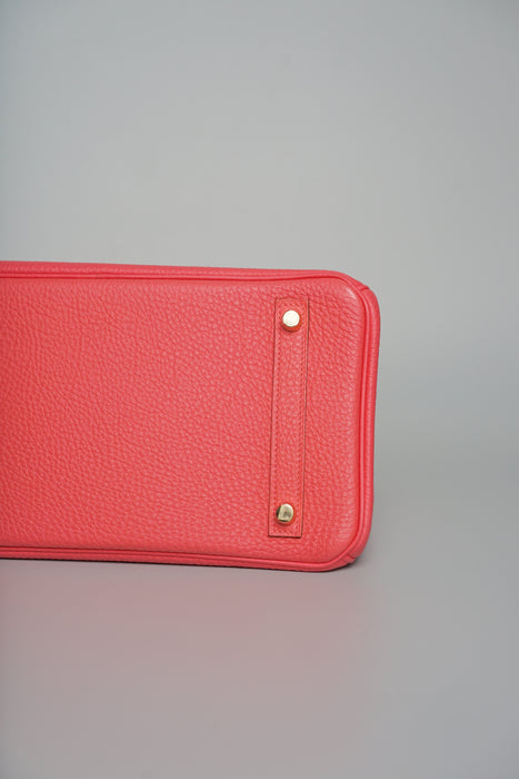 Hermes Birkin 30 in Rose Lipstick Togo Ghw