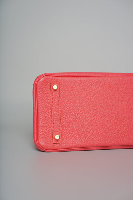 Hermes Birkin 30 in Rose Lipstick Togo Ghw
