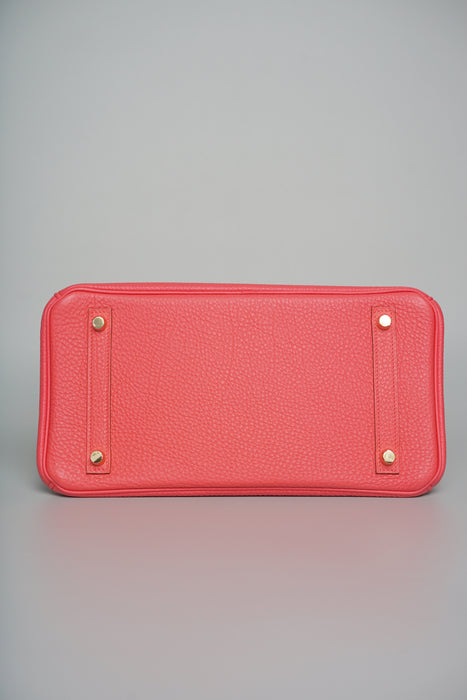 Hermes Birkin 30 in Rose Lipstick Togo Ghw