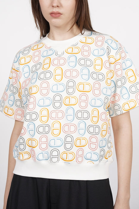 Hermes Chaine d'Ancre" sweatshirt in Blanc Cassé Size 36 (Brand New)