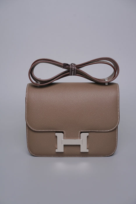 Hermes Constance 18 in Etoupe Epsom Phw (Brand New)