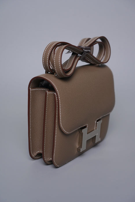 Hermes Constance 18 in Etoupe Epsom Phw (Brand New)