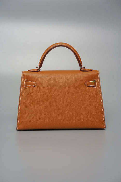 Hermes Kelly 20 in Gold Ghw (Brand New)