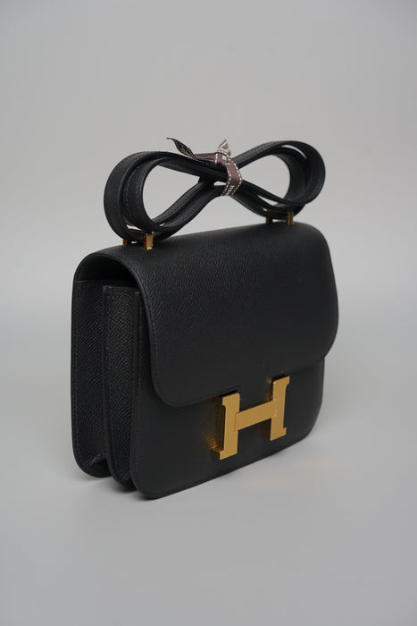 Hermes Constance 18 in Noir Ghw (Brand New)