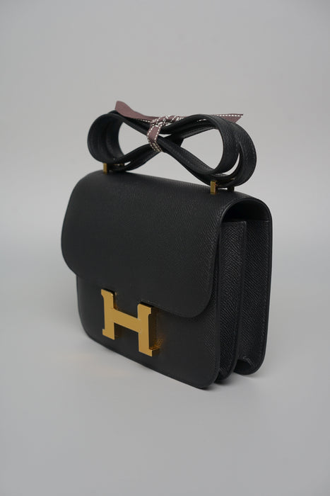 Hermes Constance 18 in Noir Ghw (Brand New)