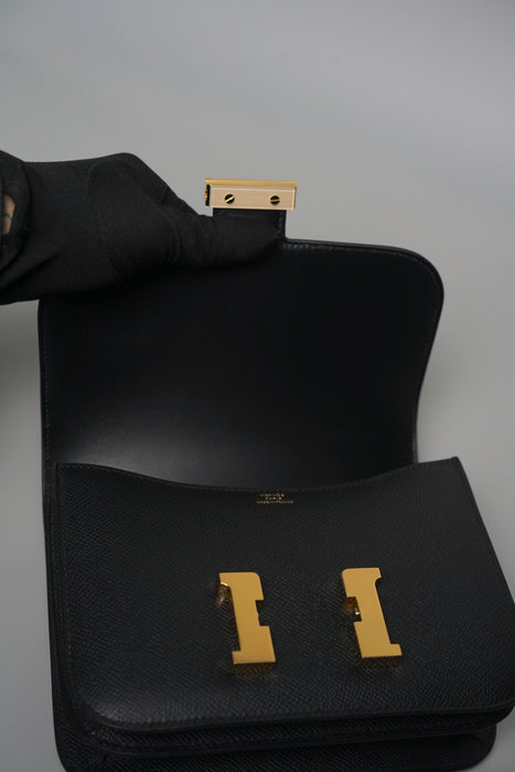 Hermes Constance 18 in Noir Ghw (Brand New)