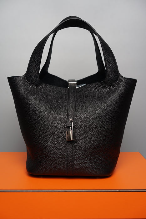 Hermes Picotin 22 in Black Phw (Brand New)