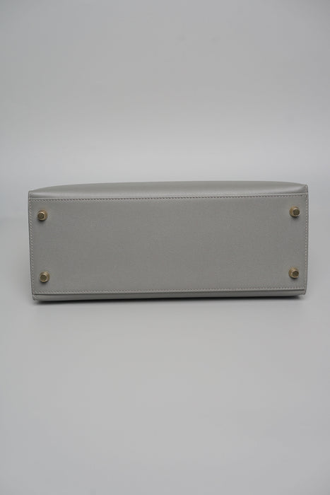 Hermes Kelly 28 Sellier in Gris Meyer Madame Ghw (Brand New)
