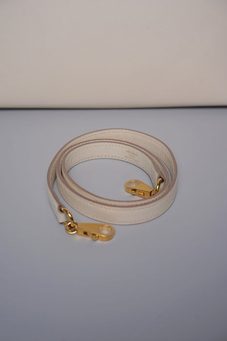 Hermes Kelly 28 Sellier in Craie Epsom Ghw (Brand New)