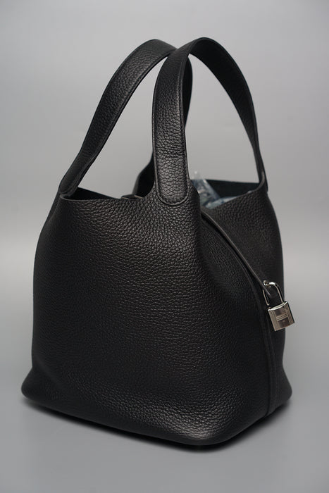 Hermes Picotin 22 in Black Phw (Brand New)