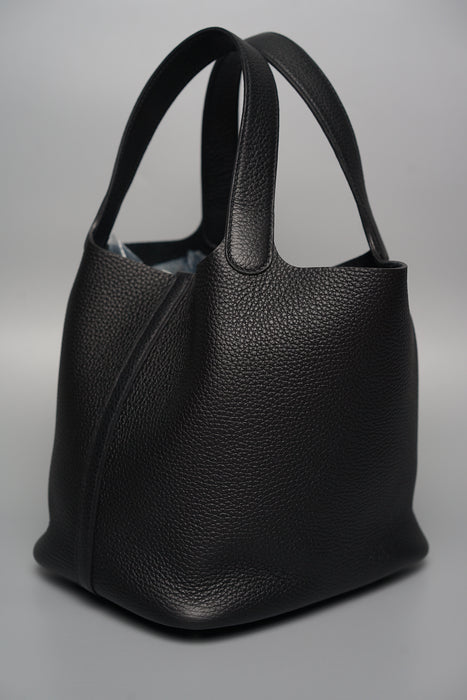 Hermes Picotin 22 in Black Phw (Brand New)