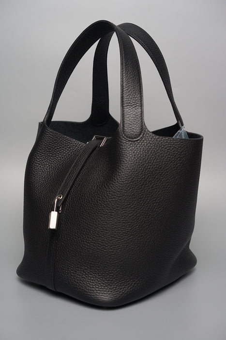 Hermes Picotin 22 in Black Phw (Brand New)