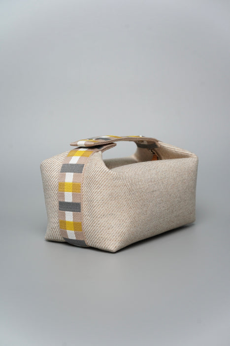 Hermes Bride-A-Brac in Bicolor Twill PM (Brand New)