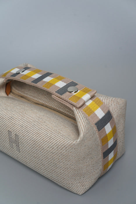 Hermes Bride-A-Brac in Bicolor Twill PM (Brand New)