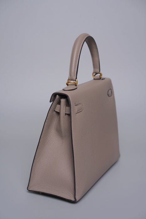 Hermes Kelly 25 HSS in Gris Asphalt Epsom Bghw (Brand New)
